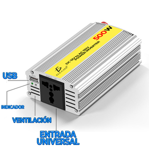 Inverter Monofase 500W con Caricabatterie UPS, Uscita Onda Sinusoidale Pura 12VDC/110VAC per Settore Automobilistico - Product Image 2