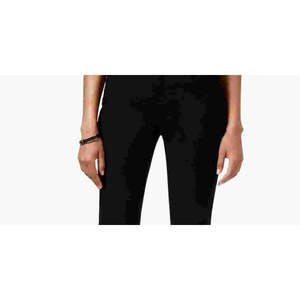 Jeans Skinny da Donna Style Co, Vestibilità Curvy, Denim Nero, Taglia 10, Lunghezze Corte e Lunghe, Design Semplice con Decorazione a Bottoni, Lavabili - Product Image 2