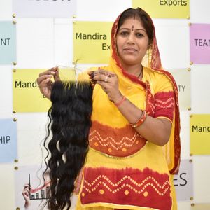 Venta al por mayor barato 100% crudo cutícula alineada tejido virgen cabello humano 6*6 cierre ondulado vendedores indio extensiones de cabello humano - Product Image 6