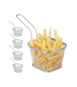 Vente d'usine, prix bas, panier à frire en acier inoxydable, panier à frire en métal, panier à frire profond en acier inoxydable - Product Image 6