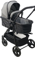 Poussette bébé 3-en-1 VICO YD-422, double sens de marche, légère, durable, cadre en alliage d'aluminium, pliage à une main, installation rapide