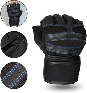 Gants de fitness personnalisés pour hommes et femmes en cuir néoprène avec logo personnalisé - Product Image 4