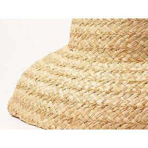 Sombrero de Rafia Tejido a Mano, Estilo Casual para el Verano - Product Image 2