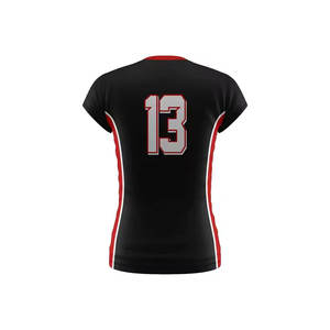Camiseta de Voleibol Unisex Personalizada con Color y Logotipo Más Vendida / Material de Poliéster de Alta Calidad 180g 100% - Product Image 4