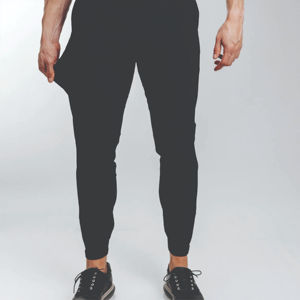 กางเกงวอร์มผ้าฝ้ายเอวสูงของผู้ชายกางเกงวิ่งขายาวผ้า100% ลำลองแบบหลวมมีกระเป๋าโลโก้ออกแบบได้ตามต้องการ - Product Image 5