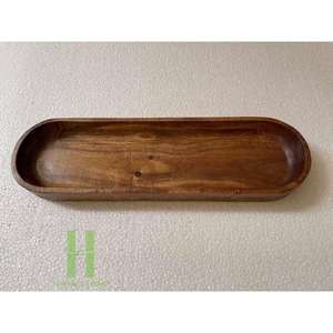 Bol à pâte en bois fait main, écologique, nouveau design, personnalisé/forme rectangulaire, haute qualité, pour la décoration de la maison, servir des fruits, des bougies - Product Image 2