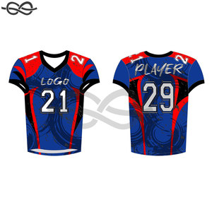Uniformes de football américain personnalisés imprimés respirants de haute qualité, best-sellers en gros avec couleurs et logos sur mesure - Product Image 2