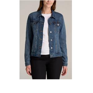 Printemps et hiver veste en jean déchiré à col rabattu avec poches lourdes pour les femmes fournisseur du Bangladesh - Product Image 4