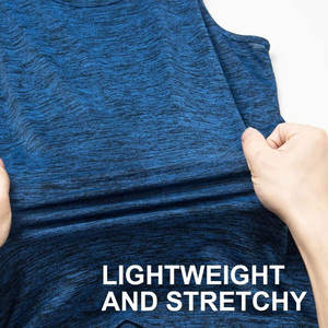 Camiseta sin Mangas Casual para Hombre, Diseño con Logotipo Personalizado, Transpirable, de Secado Rápido, de Algodón/Poliéster, para Gimnasio, Entrenamiento, Verano y Running - Product Image 5