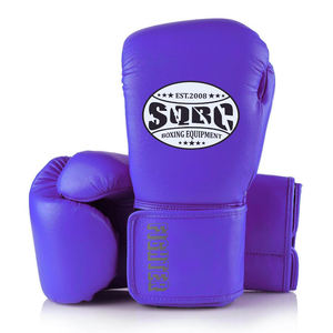 Gants de sparring de boxe en cuir noir, gants d'entraînement de kickboxing de haute qualité, gants de Muay Thai et gants de boxe - Product Image 5