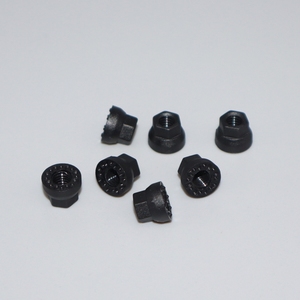 Đen DIN 6923 Nylon mặt bích <span class=keywords><strong>Nuts</strong></span> M4 nhựa Hex mặt bích <span class=keywords><strong>Nuts</strong></span> cho xây dựng công nghiệp ốc vít - Product Image 6