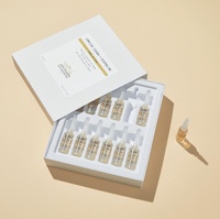 Boîte cadeau magnétique personnalisée en carton rigide pour ampoules de parfum et sérums, emballage haut de gamme pour flacons de peptides avec doublure en éponge