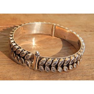 Brazalete de piedras preciosas de circón de Plata de Ley 925, brazalete fino hecho a mano, regalo de joyería de plata - Product Image 4
