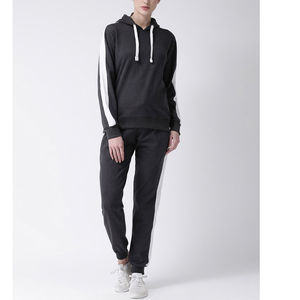 Conjuntos Deportivos Personalizados al por Mayor para Mujer, Conjunto Deportivo de Algodón 100% para Gimnasio, Top de Manga Larga y Pantalones Deportivos para Mujer - Product Image 2