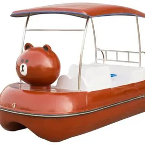 Different cartoon 2 seaters swan pedal boat pedal drive pub boat product