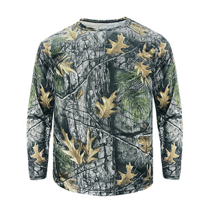 Camiseta de Manga Larga con Estampado de Camuflaje de Árbol para Exteriores, Ropa de Caza, Senderismo y Camping, Camiseta Gráfica con Estampado de Animales, Venta al Por Mayor - Product Image 5