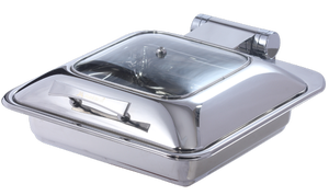 อุปกรณ์ร้านอาหารทรงกลมสำหรับจัดเลี้ยง,ชุดบุฟเฟ่ต์สแตนเลสแบบม้วนด้านบนชุดอาหารนานาชาติ - Product Image 4