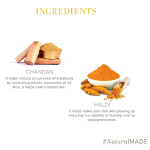 Khadi 125gm สบู่สมุนไพรธรรมชาติ chandan haldi - Product Image 5