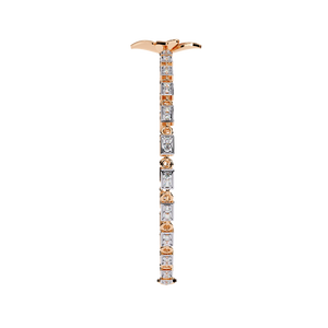 Elegant 18K <b>Gold</b> Lab Grown Diamond <b>Bracelet</b> | Dazzling Sustainable Tennis Style Jewelry | Luxury <b>Adjustable</b> Statement Gift - Product Image 2