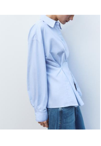 Lightweight Women ADJUSTABLE WAIST <b>SHIRT</b> Cotton with Custom Printed for Girls <b>Party</b> Wedding Wear <b>Shirt</b> Classic & Comfortable Fit - Product Image 4