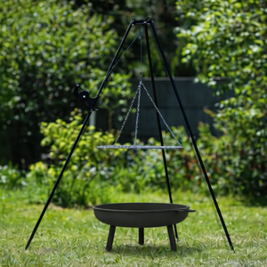 Brasero en fer pour camping, poêle à granulés avec four, Feuerschale, pour extérieur, patio, jardin, camping - Product Image 6