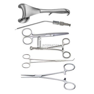 Juego de instrumentos quirúrgicos de ginecología obstétrica de primera calidad, 39 Uds., fuente Manual de alimentación, caja de acero, fórceps altos de acero inoxidable alemán - Product Image 4