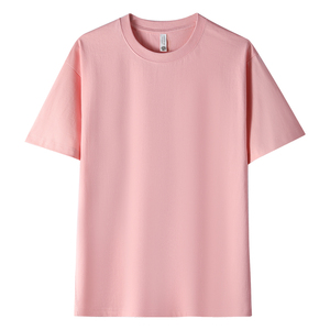 Camisetas de algodón informales de verano para hombre, camisetas de manga corta de Color sólido, cómodas camisetas holgadas de moda con cuello redondo, optan por el estilo - Product Image 2