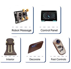 Wholesale Body Massager Professional Modern Style Massage Chair Massage Chair SL Track 3D <b>Zero</b> Gravity Full Body Made In Vietnam - Product Image 6