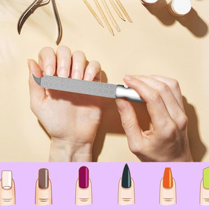 Venta al por mayor Lima de uñas de acero inoxidable Belleza Cuidado personal Manicura Pedicura Herramienta Lima de uñas de alta calidad - Product Image 2