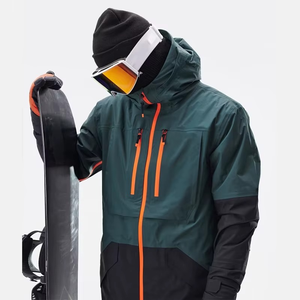 Conjunto de Chaqueta y Pantalones de Nieve Unisex con Capucha Personalizada, Transpirable, Cortavientos e Impermeable - Costuras Selladas con Cinta - Ropa de Esquí Holgada de Invierno - Product Image 5