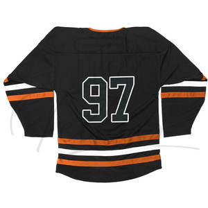 Jersey de Hockey sobre Hielo Personalizado para Hombre, Último Estilo para Adultos, Más Vendido, 100% Poliéster, Secado Rápido, Transpirable, Logotipo Personalizado - Product Image 5