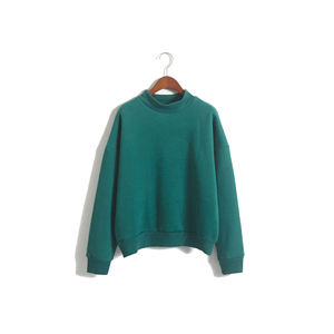 Sudadera de manga larga de punto de alta calidad con logotipo personalizado y cuello redondo para mujer de Bangladesh, 100% - Product Image 4