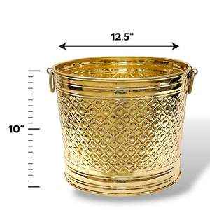 Best Selling Metal Ice <b>Bucket</b> Classic Shape Bar <b>Wine</b> Champagne Cooler Party Table Beverage Holder Balanced Accessory - Product Image 4