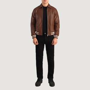 Plus Size Men's Custom <b>Logo</b> Varsity College Jackets Winter Sheep Fur Letterman Baseball Jacket Wholesale Plain Varsity Jacket - Product Image 6