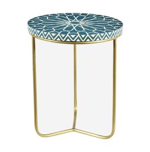 Handmade Indian Floral Wood Bone Cake Stand with Elegant Mother Pearl Inlay Serving <b>Tools</b> for Cake & Dessert - Product Image 1