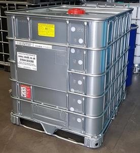 Réservoir IBC en plastique de 1000 litres en état neuf avec cage pour les fermes, les restaurants, les hôtels, les équipements de stockage de produits chimiques - À vendre - Product Image 6