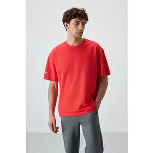 Camiseta Estampada de Corte Holgado para Hombre Fiesta, 100% Algodón, Jersey Texturizado Grueso 88369 - Product Image 6