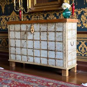 <b>Rustic</b>-Style <b>Wooden</b> Sideboard Cabinet for Home Furniture Use - Product Image 2