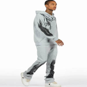 Ensemble de survêtement de jogging pour homme, tenue de sport athlétique, tenue de course à pied, tenue de sport confortable et respirante, ensemble de vêtements de sport pour la salle de sport - Product Image 6