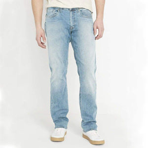กางเกงยีนส์ผู้ชายทรงตรงคุณภาพสูงสไตล์วินเทจสำหรับฤดูร้อน ผ้าเดนิมคอตตอน 100% ทนทาน สวมใส่สบาย ดีไซน์เหนือกาลเวลา - Product Image 1