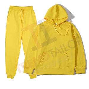 Conjunto de 2 Piezas de Sudadera con Capucha para Hombre Otoño/Invierno |   Chándal de Color Sólido |   Ropa Deportiva Informal Tallas S-3XL - Product Image 5