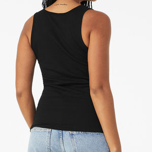 Débardeurs sportifs à col rond en polyester/coton pour femmes, en vrac, vierges, écologiques, à séchage rapide, de haute qualité - Product Image 3