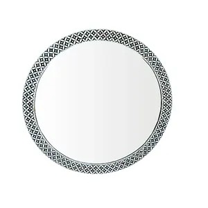 Modern Luxury Customizable <b>Wall</b> <b>Mirror</b> Bone Inlay Design with Polished Finish for Home <b>Decor</b> for Bedroom Living Room Bathroom - Product Image 4