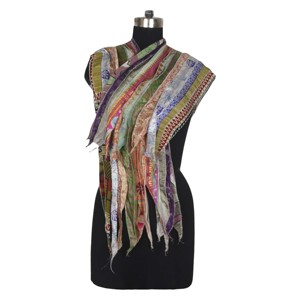 Foulards en soie faits à la main d'Inde 18 - Product Image 2