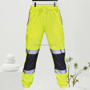 Reflective Safety <b>Pants</b> Work Safety wear High Visibility Nocturnal Outdoor Construction Worker Night Shift Running - Product Image 6