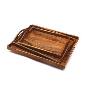 Juego de Bandejas de Madera de Acacia - Product Image 3