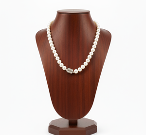 Collier pour femme en perles d'eau douce cultivées de haute qualité, fait à la main, qualité AAA/AA, différentes tailles et formes, certifié par un tiers - Product Image 5