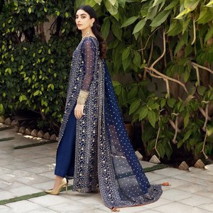 ชุดเดรสอินเดียปักเลื่อมแฟนซีจากนักออกแบบล่าสุดชุดเดรสเคอร์ต้าสไตล์ปากีสถานคุณภาพสูง salwar kameez lehenga choli - Product Image 4