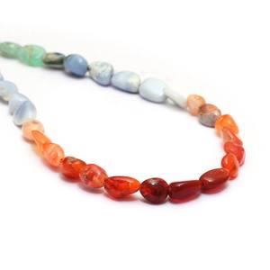 Cuentas de Ópalo Multi-Color AAA+ de 6x4mm-7x5mm, Pepitas Lisas, Ópalo Natural Raro, Piedra Semipreciosa, Cuentas Sueltas para Joyería - Product Image 3