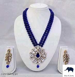 สร้อยคอมุกสีแดง2เส้นแบบเรียบง่ายลุครวยสำหรับผู้หญิงสหรัฐอเมริกายุโรปแอฟริกาผู้หญิงซื้อจำนวนมาก - Product Image 2